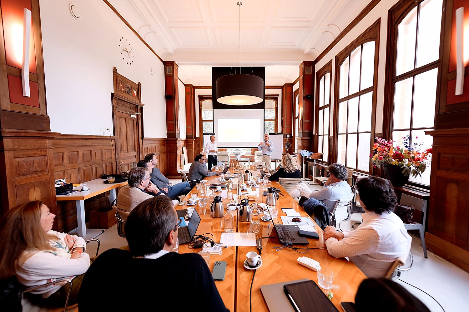 Athena leadership with Penrhyn International partners in Europe